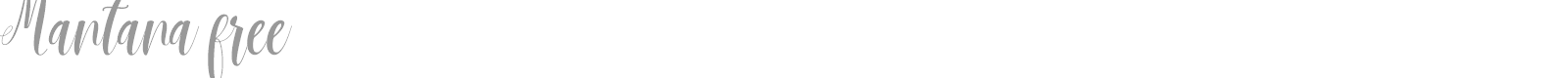 Mantana font preview